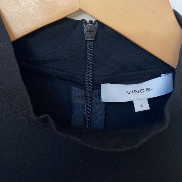 Vince Elbow Sleeve Mock Neck Pullover - Picture 4 of 8